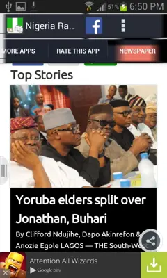 Nigerian Radio News android App screenshot 0