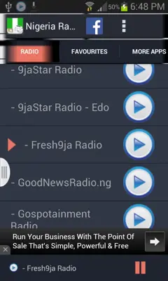 Nigerian Radio News android App screenshot 3